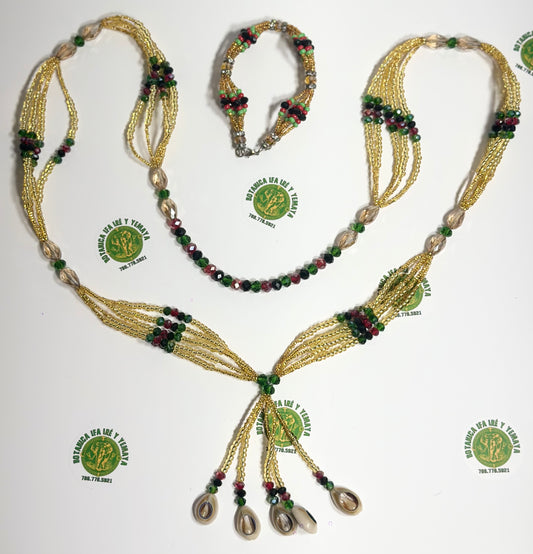 Collar Gala Oshun Akuaro